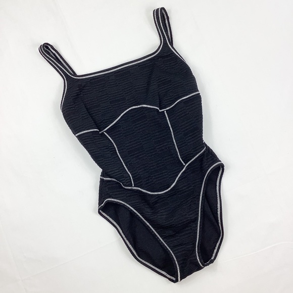 Vintage 80s retro one piece bathing suit - Picture 3 of 4